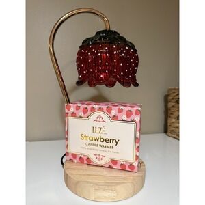 NEW Luze STRAWBERRY Candle Warmer Lamp‎ Adjustable W/ Timer